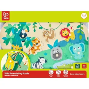 Wild Animals Peg Puzzle
