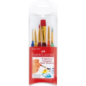 Paint Brushes Assortment Triangle