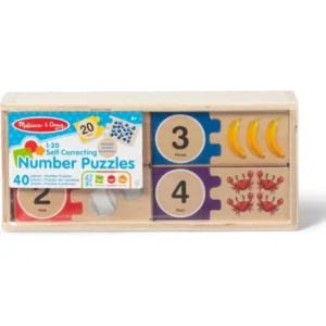 Numbers Wooden Puzzle Cards