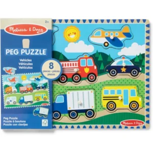 Vehicles Peg Puzzle