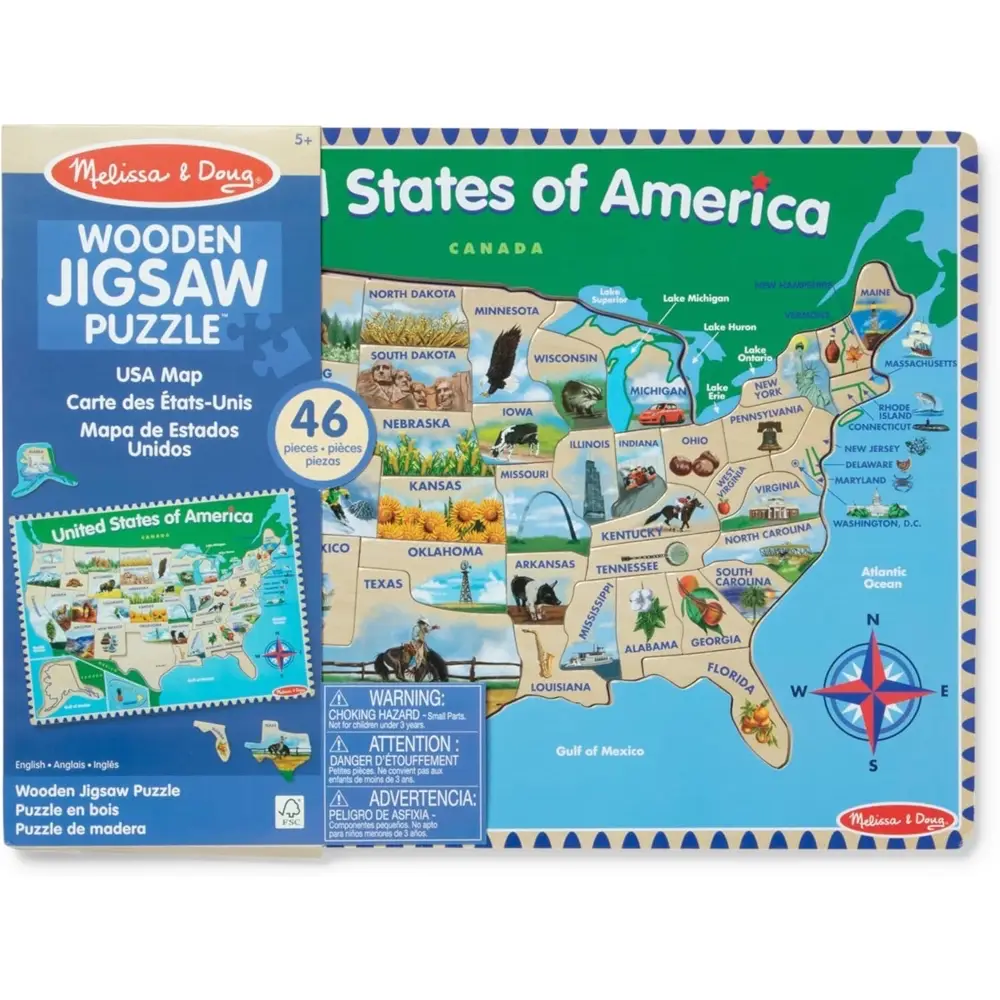 USA Map Puzzle