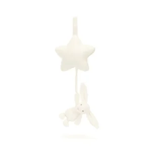 Bashful Cream Bunny Musical Pull
