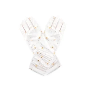 Gold Shimmer Gloves Size 5