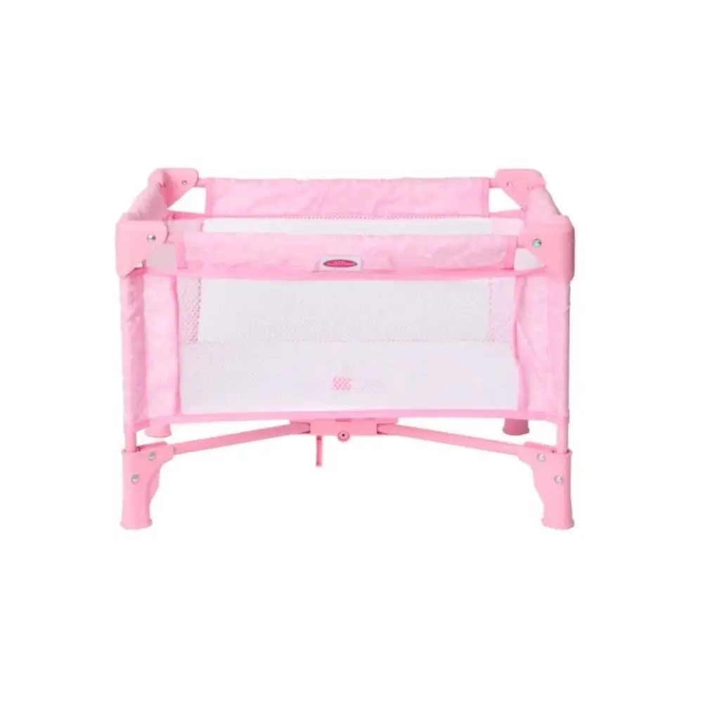 Pink Hearts Pack And Play 18 Inch