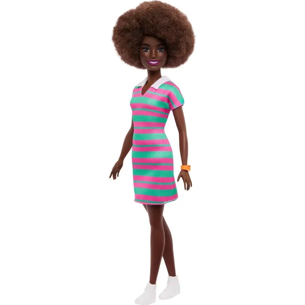 Barbie Striped Polo Dress