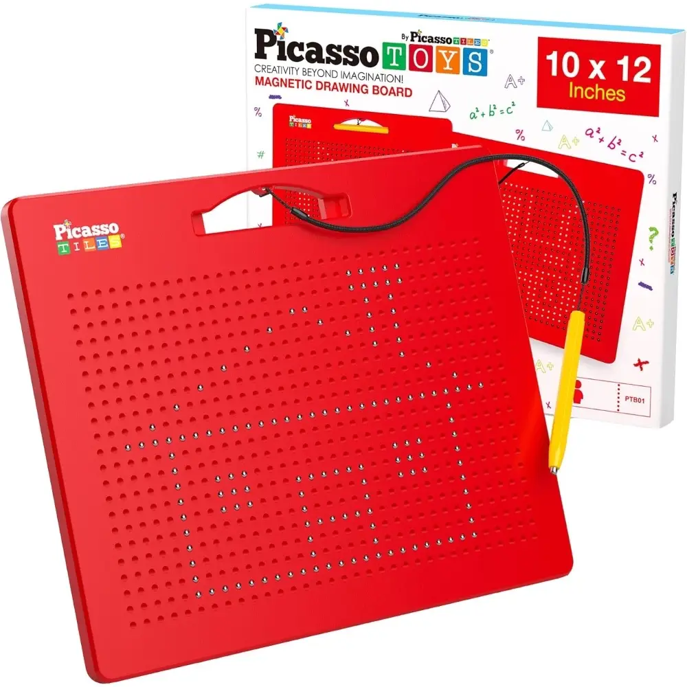 Magnetic Drawing Board Red