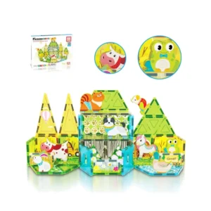 Magnetic Tile Farm Animal Set