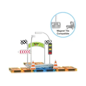 Magnetic Race Track Block Set 18 Piece