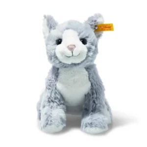 Cassie Cat Ice Blue & White