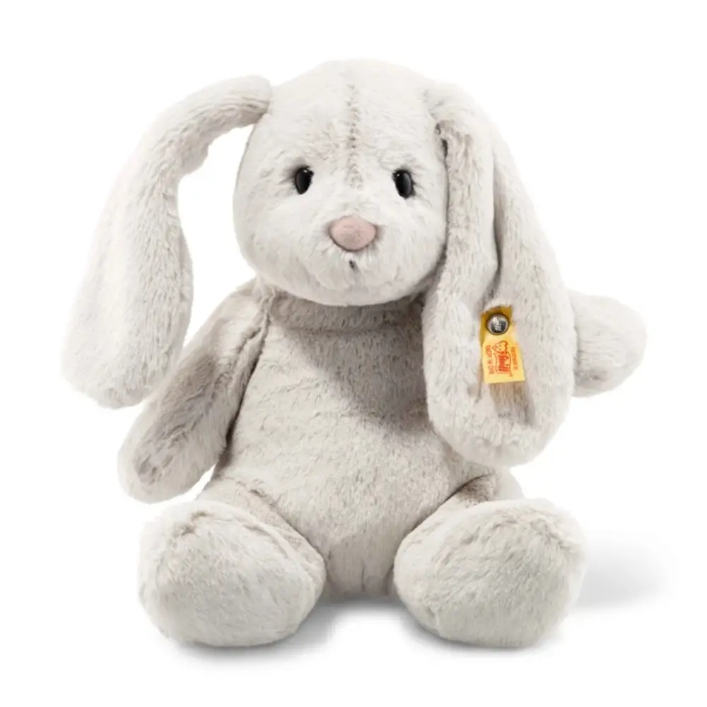 Hoppie Rabbit Light Grey 12 Inch