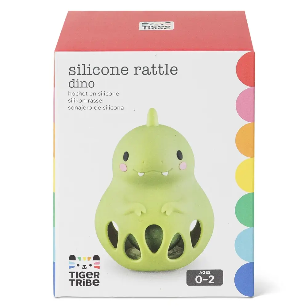 Silicone Rattle – Dino