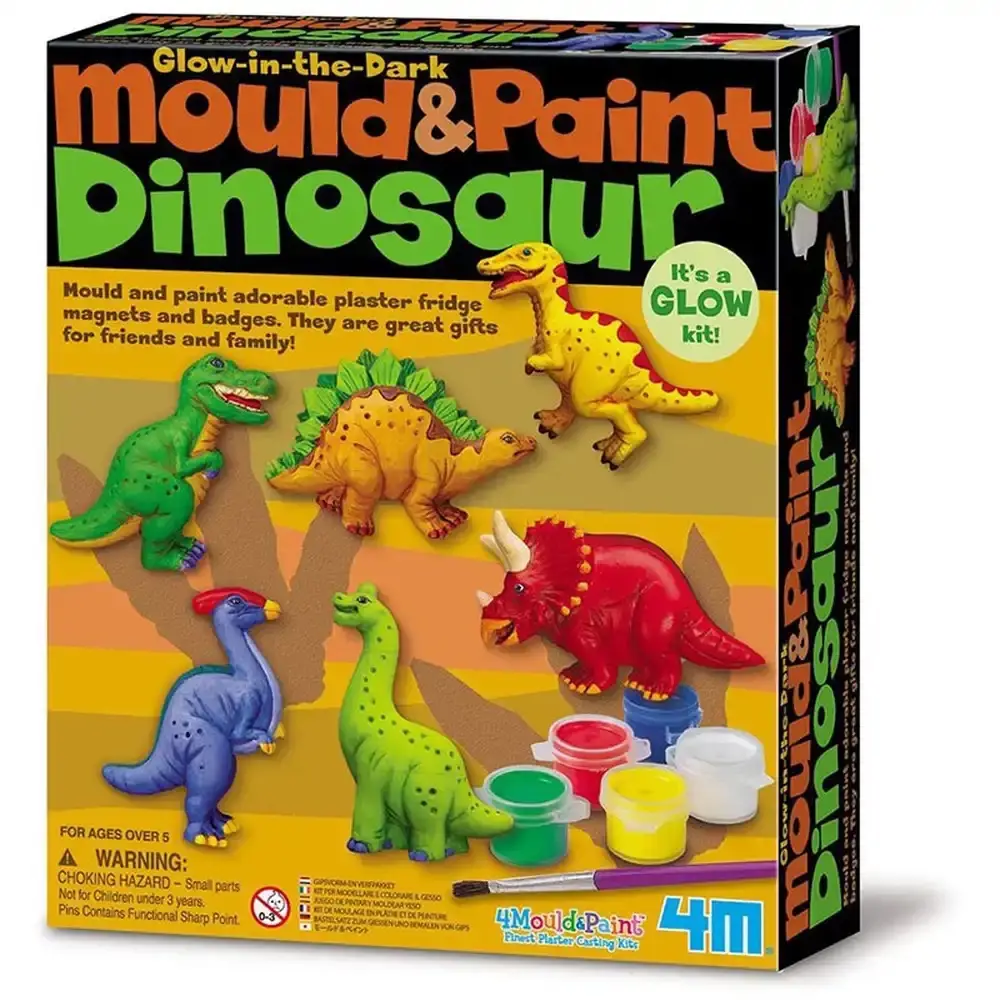 Mould & Paint Dinosaur Glow in the Darl