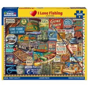 I Love Fishing 1000 Piece