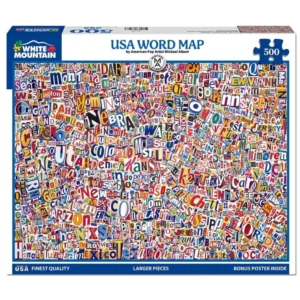 Usa World Map 500 Piece