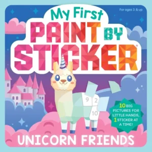 First Paint by Number: Unicorn Friends