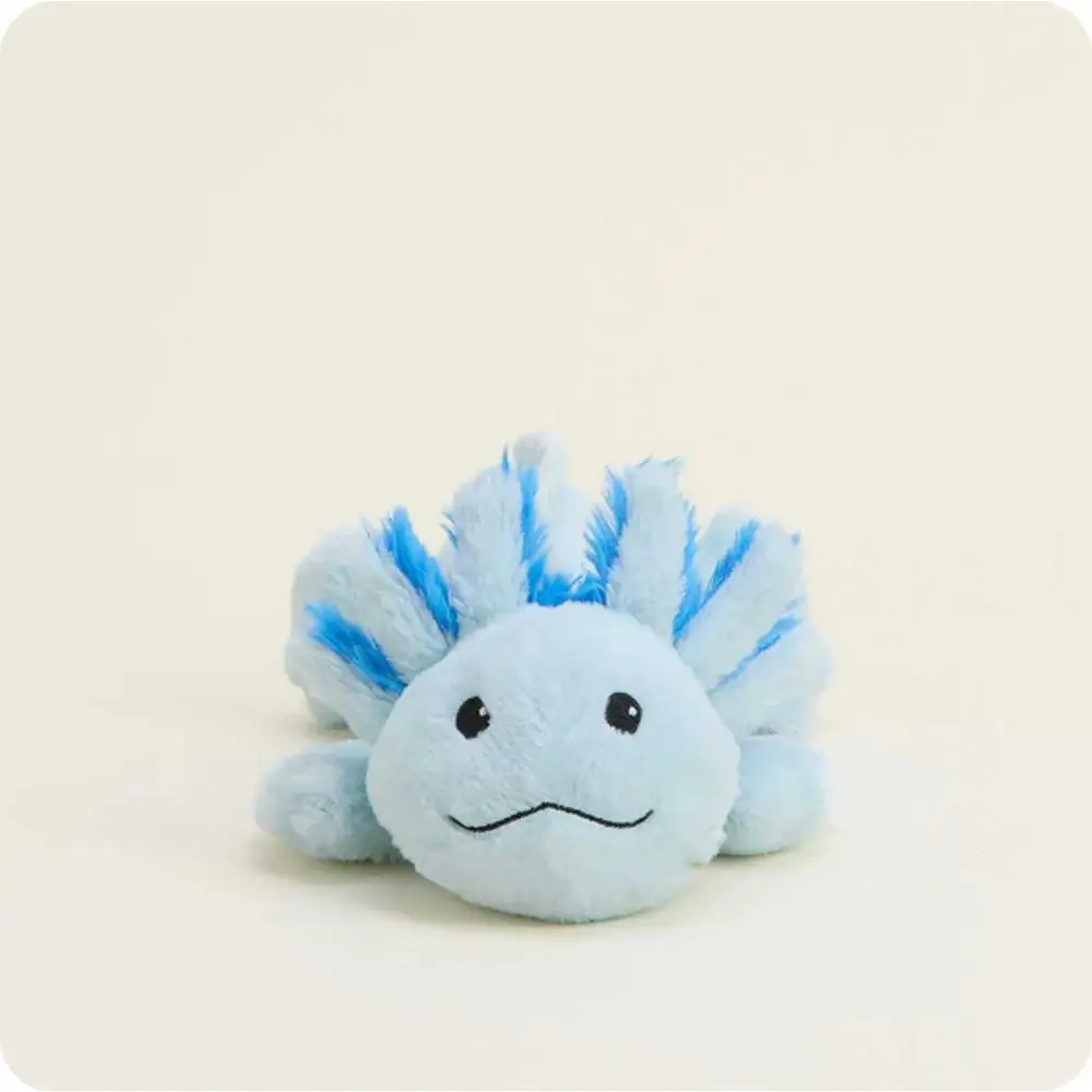 Blue Axolotl Warmies Junior