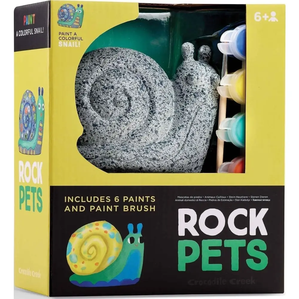 Rock Pets: Paint A Snail