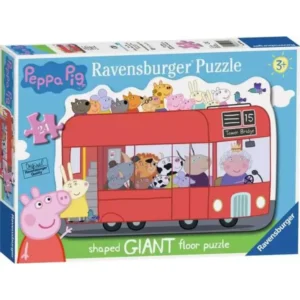 Peppa Pig London Bus Floor Puzzle 24 Piece