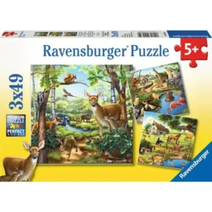 Forest/Zoo/Animal 3x49 Piece