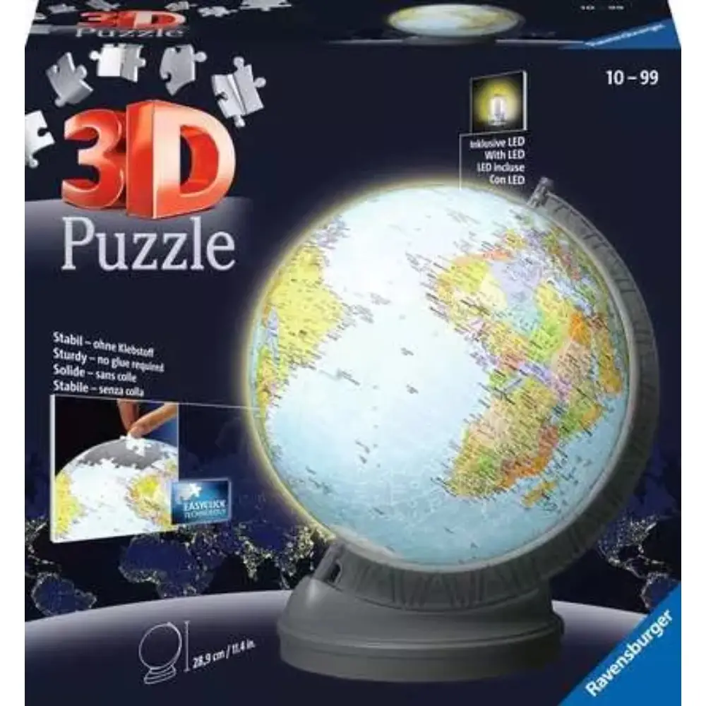 Light Up Globe 3D 540 Piece