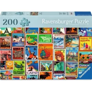 Travel Stamps 200 Piece