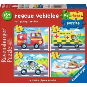 Rescue Vehicles 2-5 Piece My First Puzzle