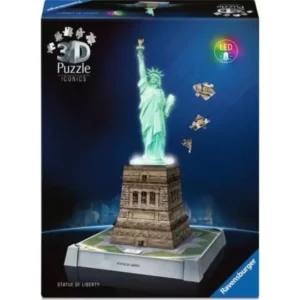 Statue Liberty Night 3D 216 Piece