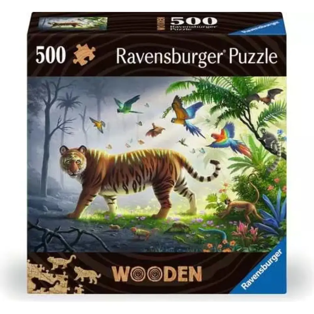 Jungle Tiger (Wood) 500 Piece