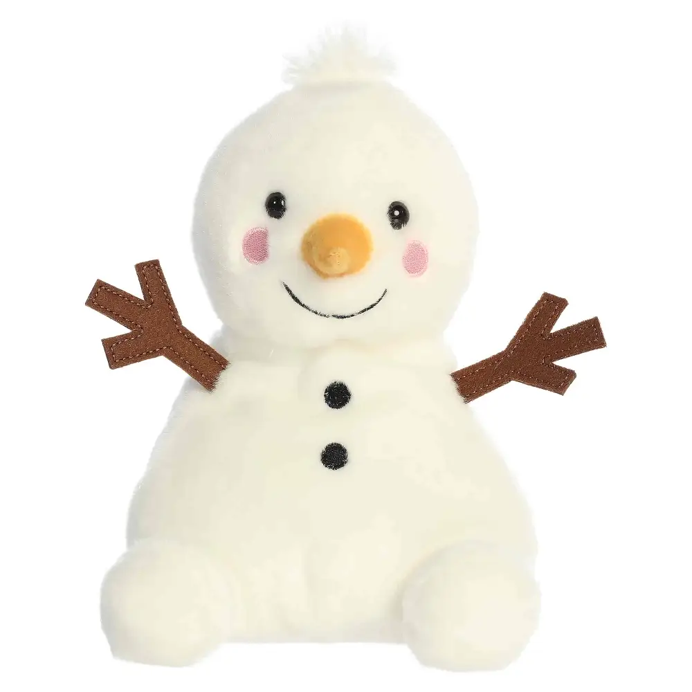Twig Snowman Party-Sized Palm Pal