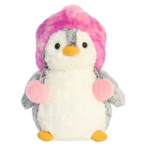 Pompom Pink & Purple Beanie
