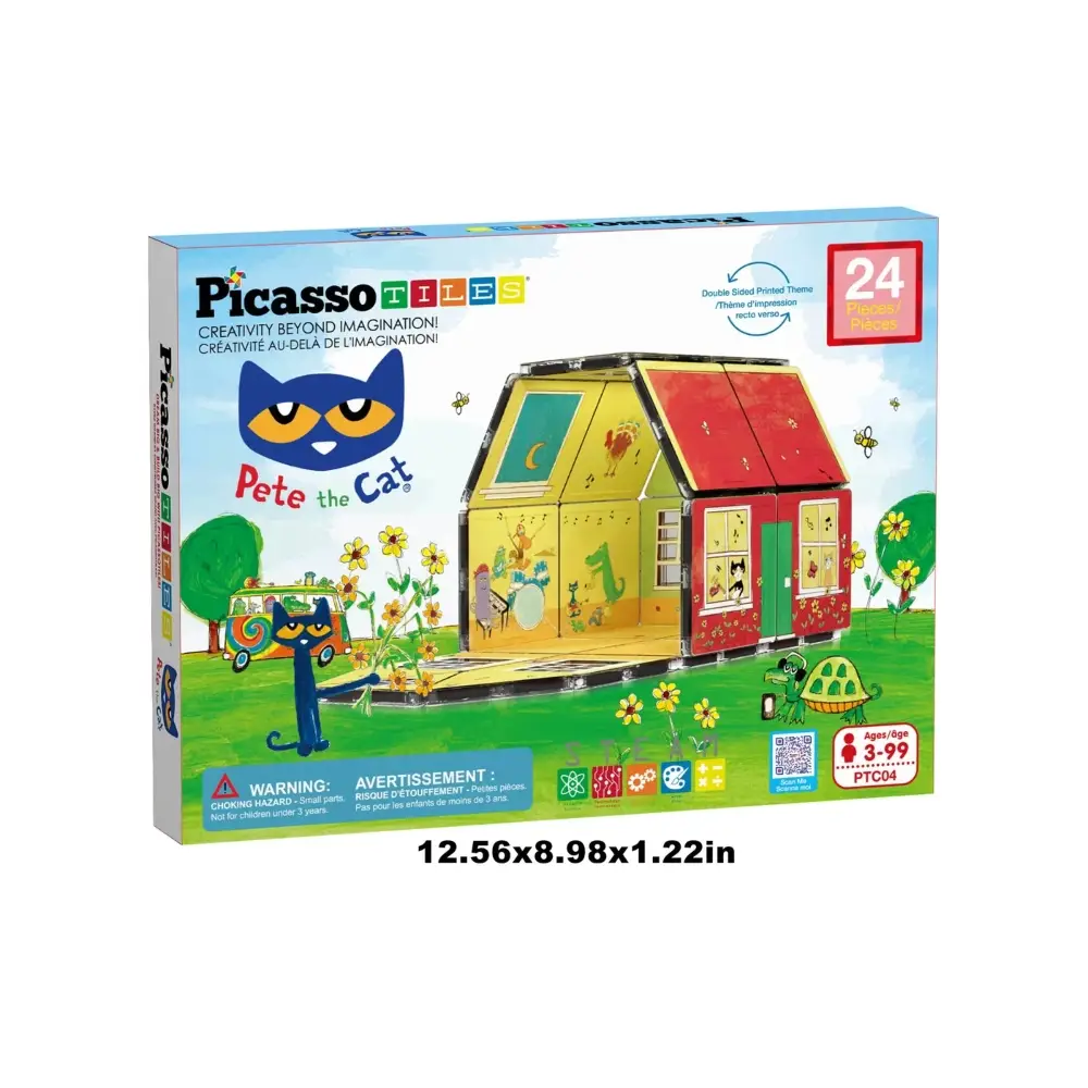 Pete The Cat Tile House 24 Piece