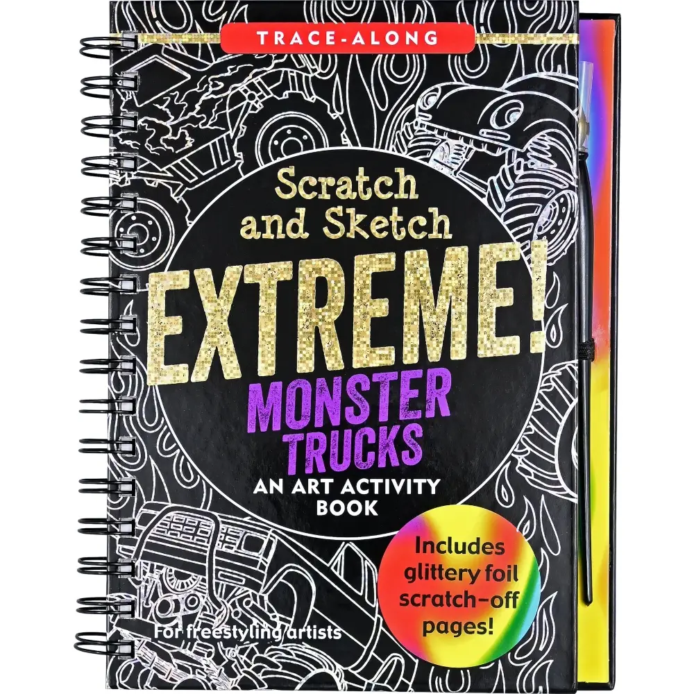 Extreme Monster Trucks Scratch & Sketch