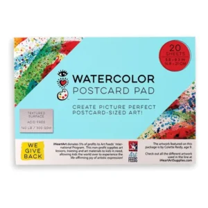 Watercolor Post Card Pad 5x8