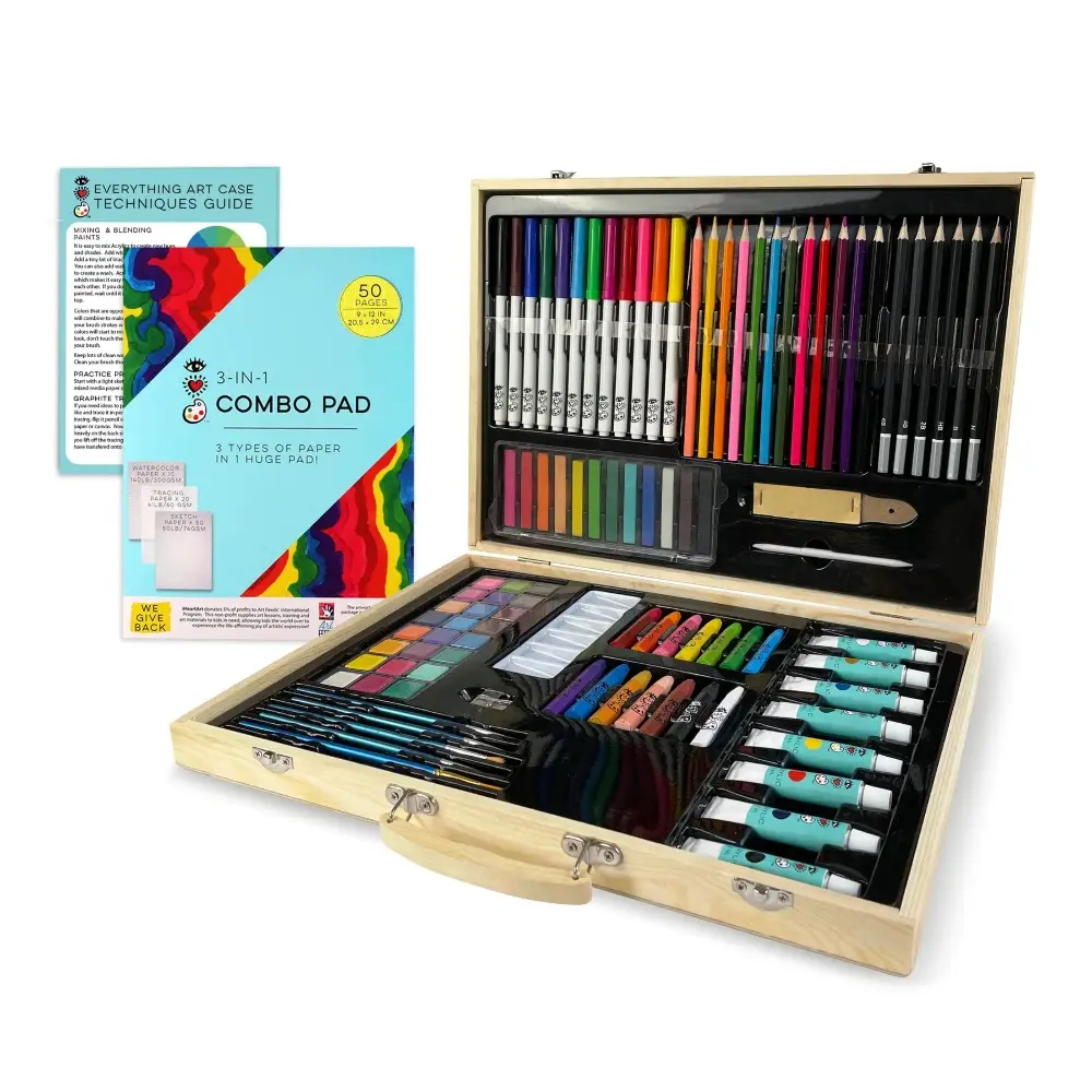 Deluxe Wood Art Case