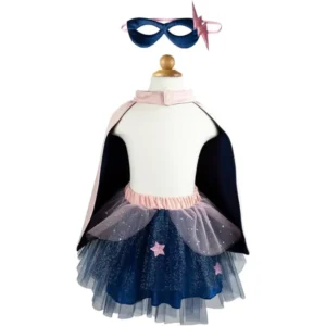 Tutu/ Cape/ Mask Pk/Navy Size 4-6