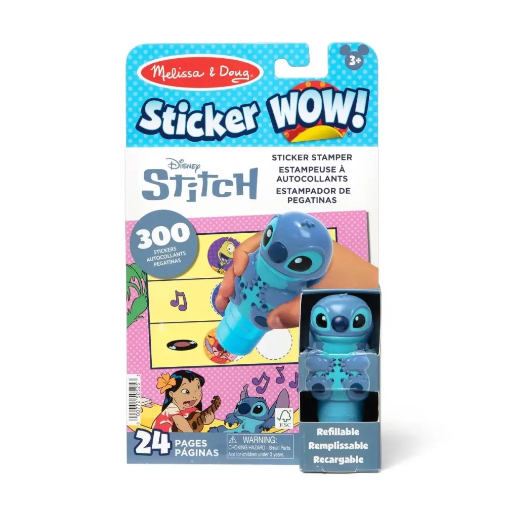Stitch Sticker Wow