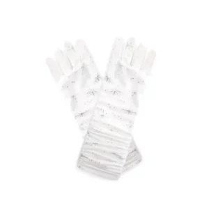 Silver Shimmer Gloves Size 1
