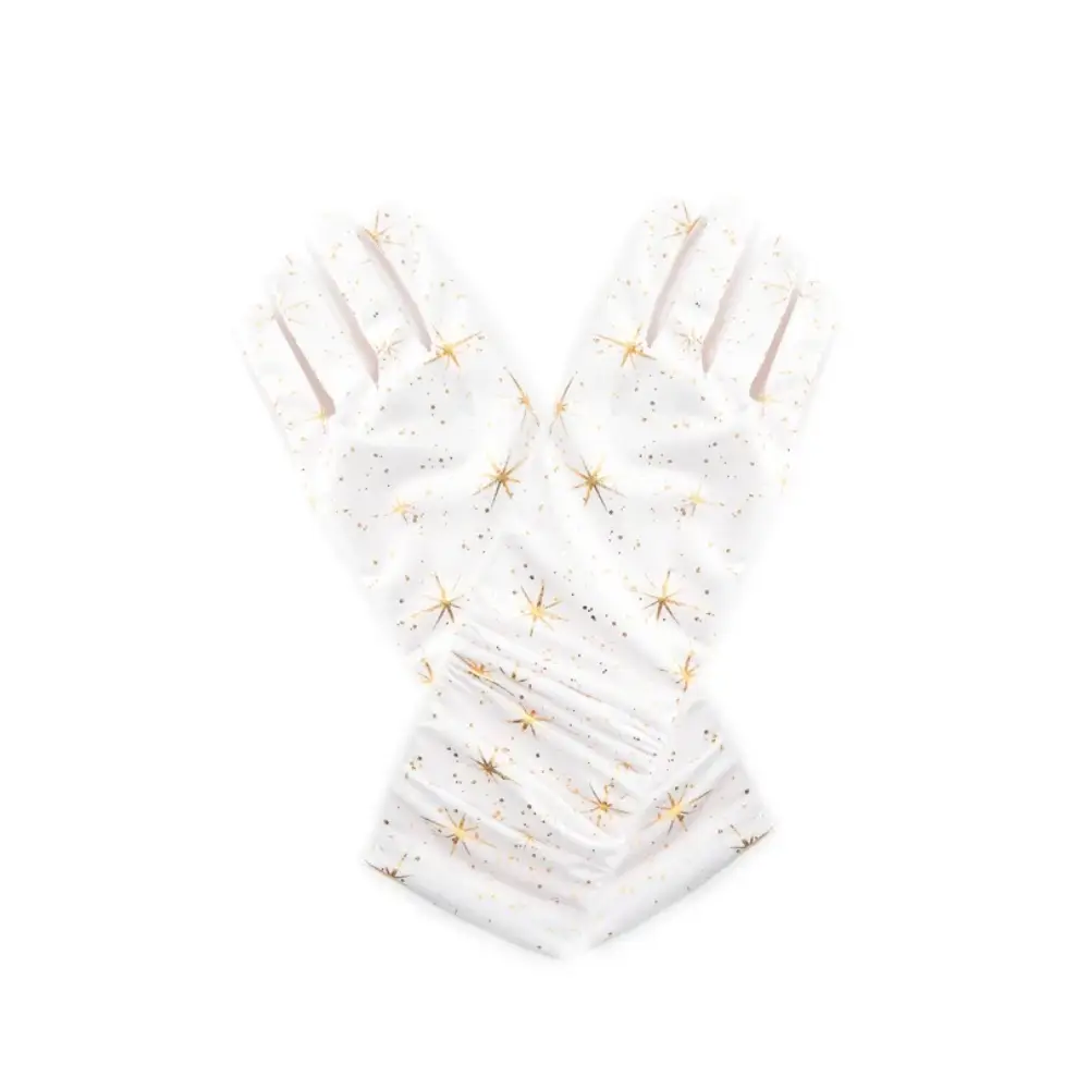 Gold Shimmer Gloves Size 1