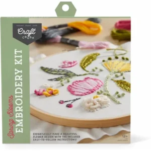 Spring Bloom Embroidery Kit